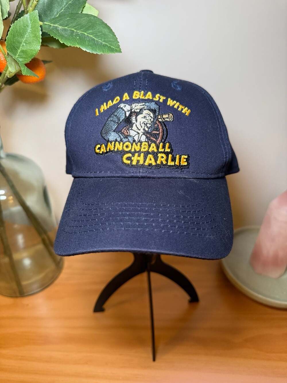 Oc Sports Cannonball Charlie Navy Blue Adjustable Hat One Size